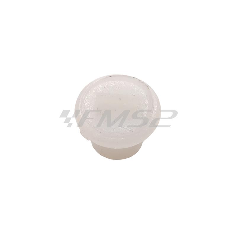 Kit serie gommini battuta e boccole cerniera sportello laterale copri motore Olympia per Piaggio Vespa 50, 125 primavera e 125 Et3 tutte le versioni, ricambio 62043
