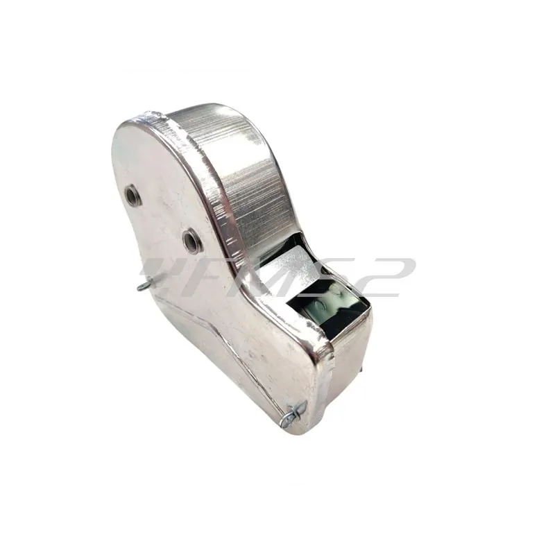 Scatola depuratore filtro aria in metallo (Olympia) tipo originale per carburatore Dell'Orto shb 16-10 e 16-16 montato sulla Piaggio Vespa 50-5, ricambio 71904