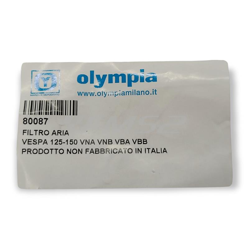 Filtro aria piaggio (Olympia), ricambio 80087