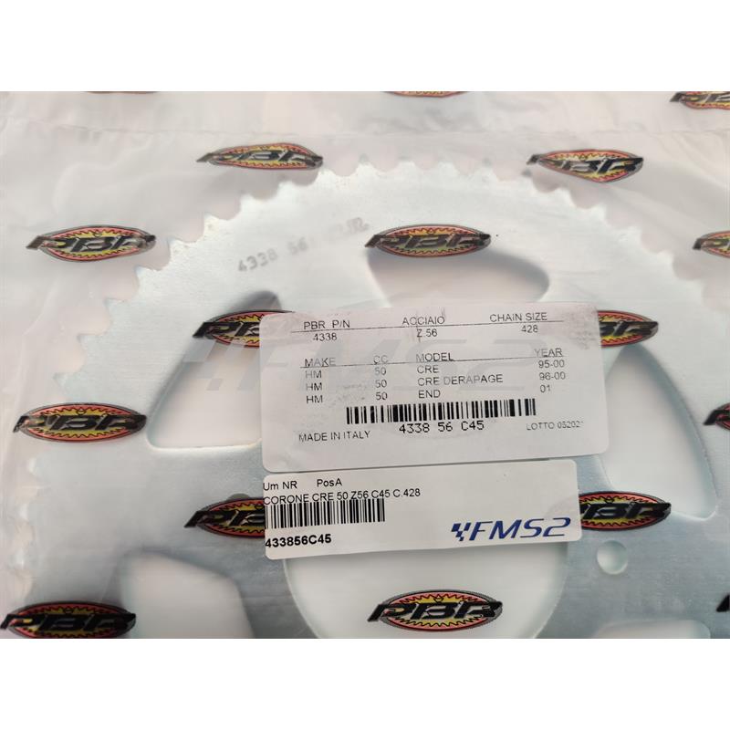 Corone cre 50 z56 c45 c.428, ricambio 433856C45