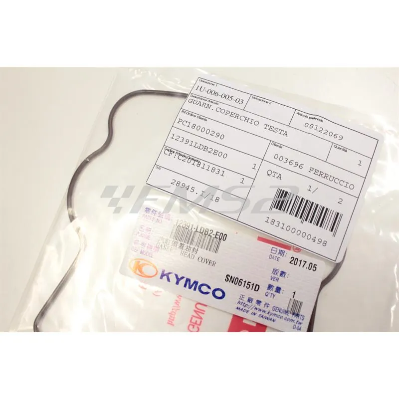 Guarnizione coperchio testa, ricambio 00122069