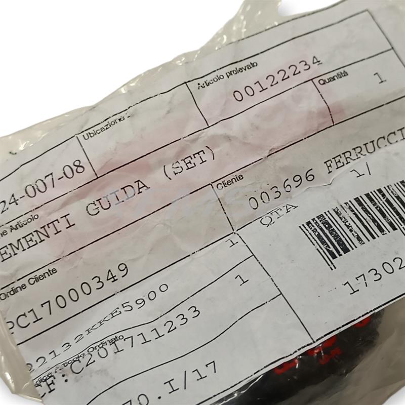 Tassello elemento guida in kit da 4 pz per piattello variatore originale per maxi scooter Kymco My Road 700 cc prodotti dal 2011 in poi model code V30000, ricambio 00122234