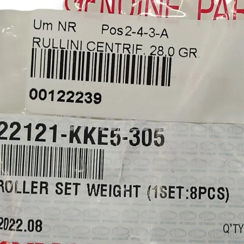 00122239 Rulli centrifuga 28,0 grammi (set)