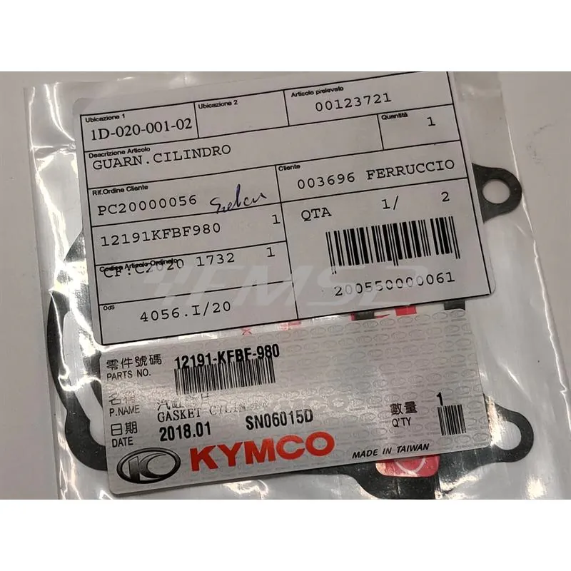 00123721 Guarnizione motore gruppo termico cilindro