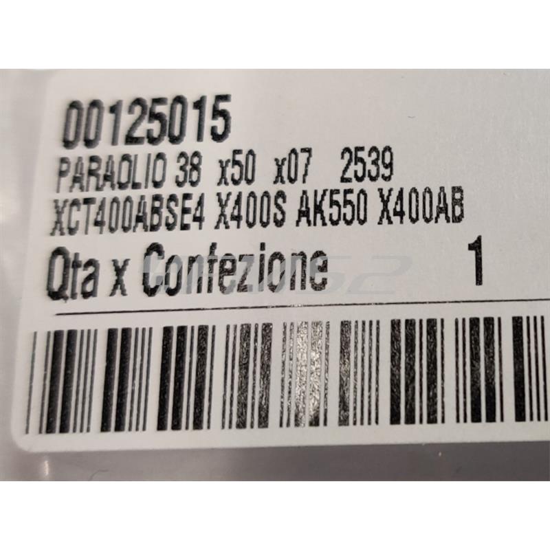 Paraolio 38  x50  x07   2539, ricambio 00125015