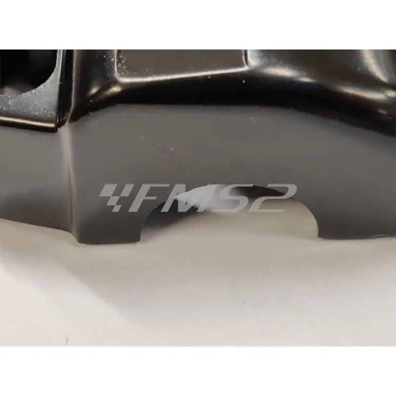 00135054 Coperchio anteriore comando devio fanali destro nudo senza pulsante avviamento  in alluminio di colore nero per scooter e maxi scooter Kymco Agility 50, 125, 150 e 200 cc