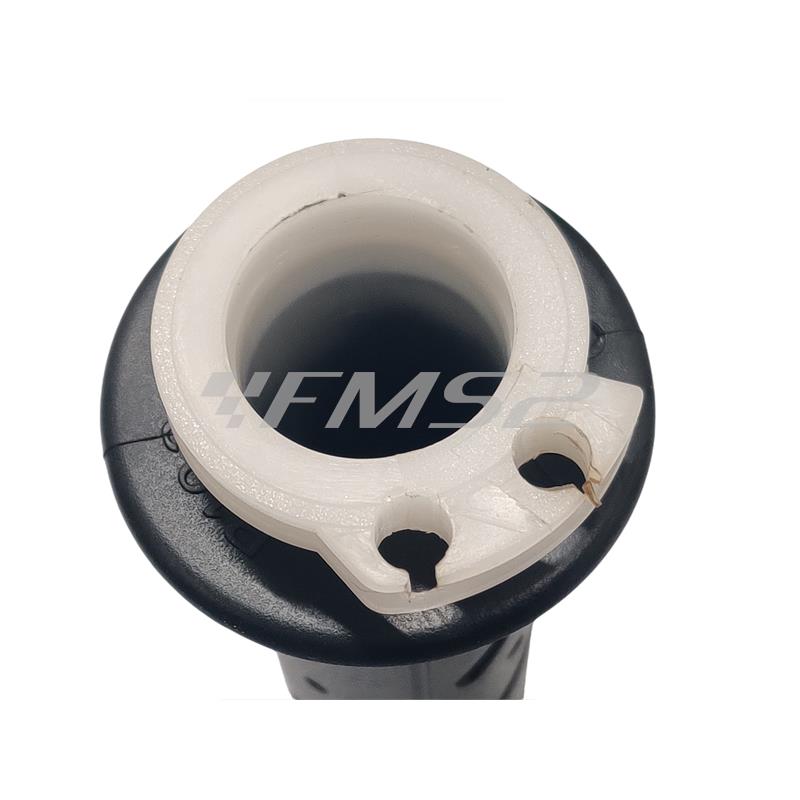 Manopola acceleratore destra in gomma nera originale per maxi scooter Kymco 250, 300, 400, 500 e 700 cc 4 tempi, ricambio 00152041