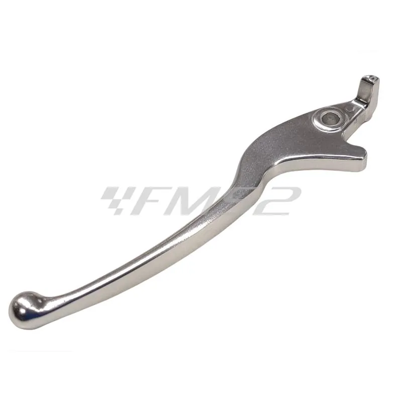 00153960 Leva freno destra in alluminio di colore argento lucidato originale per scooter e maxi scooter e quad Kymco 50, 125, 150, 200, 300 e 450 cc
