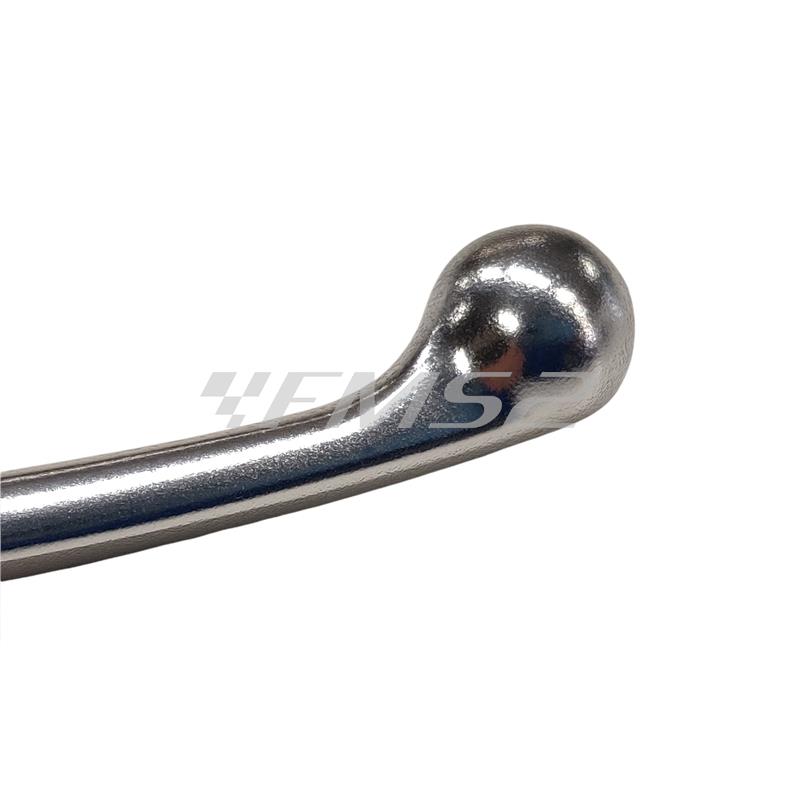 Leva freno destra in alluminio di colore argento lucidato originale per scooter e maxi scooter e quad Kymco 50, 125, 150, 200, 300 e 450 cc, ricambio 00153960