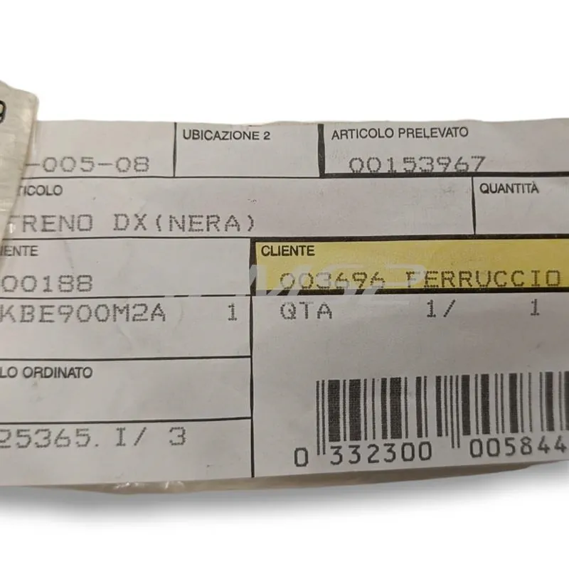 00153967 Leva freno destro (nera)
