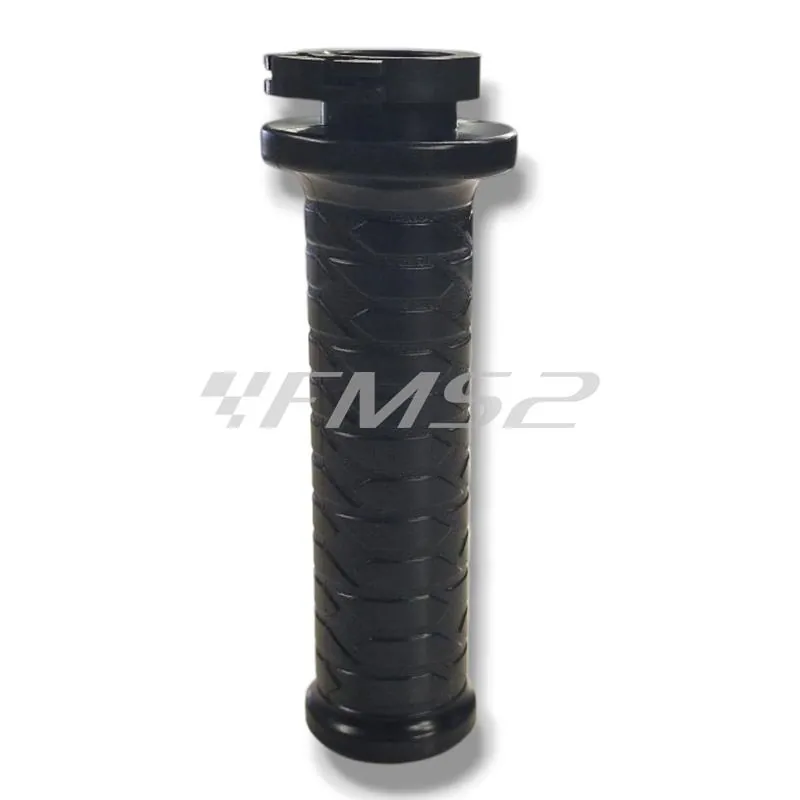 Manopola destra acceleratore originale Kymco in gomma di colore nero maggiore specifica per maxi scooter Kymco Downtown 350 cc I TCS euro 4 e 5 prodotti dal 2019 in poi, ricambio 00154279N1R