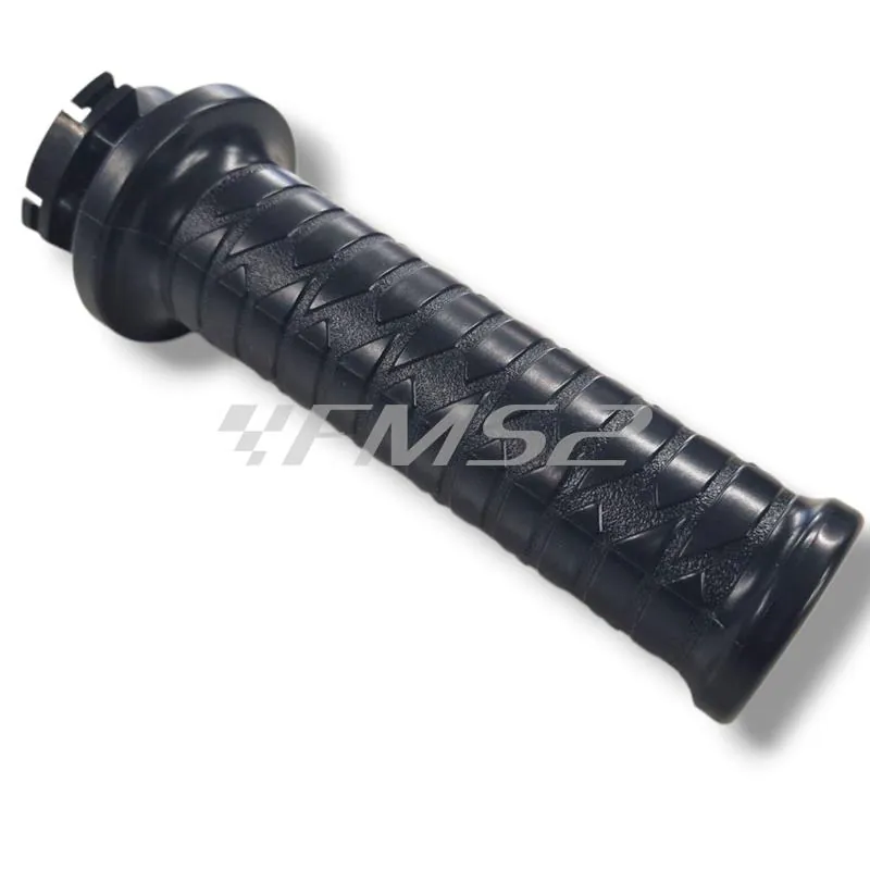 Manopola destra acceleratore originale Kymco in gomma di colore nero maggiore specifica per maxi scooter Kymco Downtown 350 cc I TCS euro 4 e 5 prodotti dal 2019 in poi, ricambio 00154279N1R