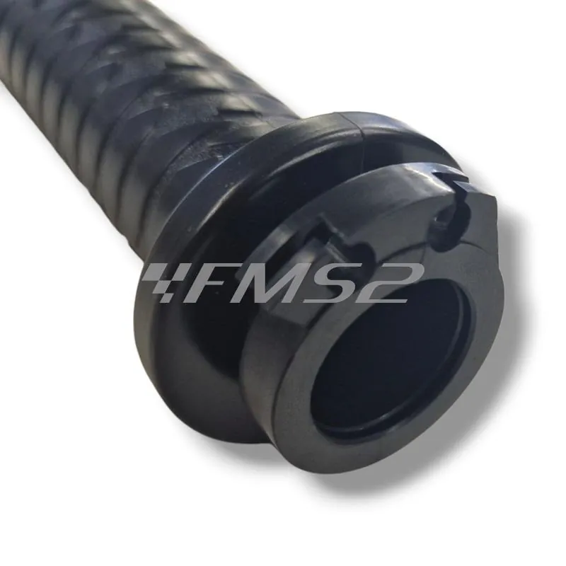 Manopola destra acceleratore originale Kymco in gomma di colore nero maggiore specifica per maxi scooter Kymco Downtown 350 cc I TCS euro 4 e 5 prodotti dal 2019 in poi, ricambio 00154279N1R