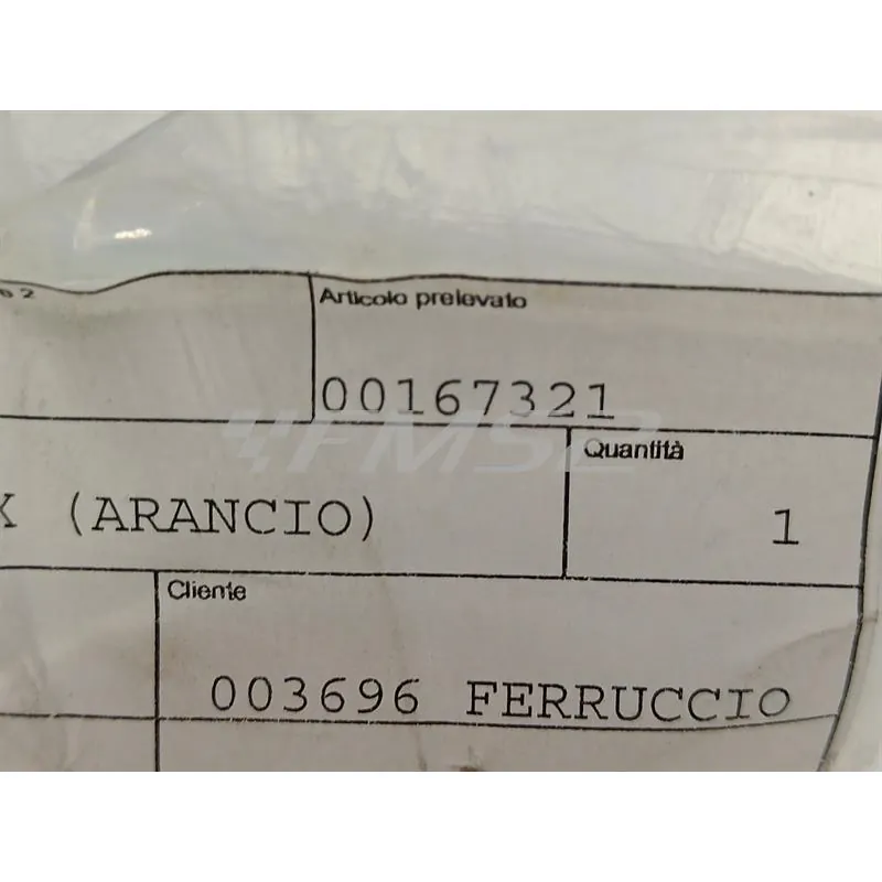00167321 Freccia posteriore sinistro (arancione) (Proma, Action, Moon Ghoose, Kymco, Padana Ricambi)