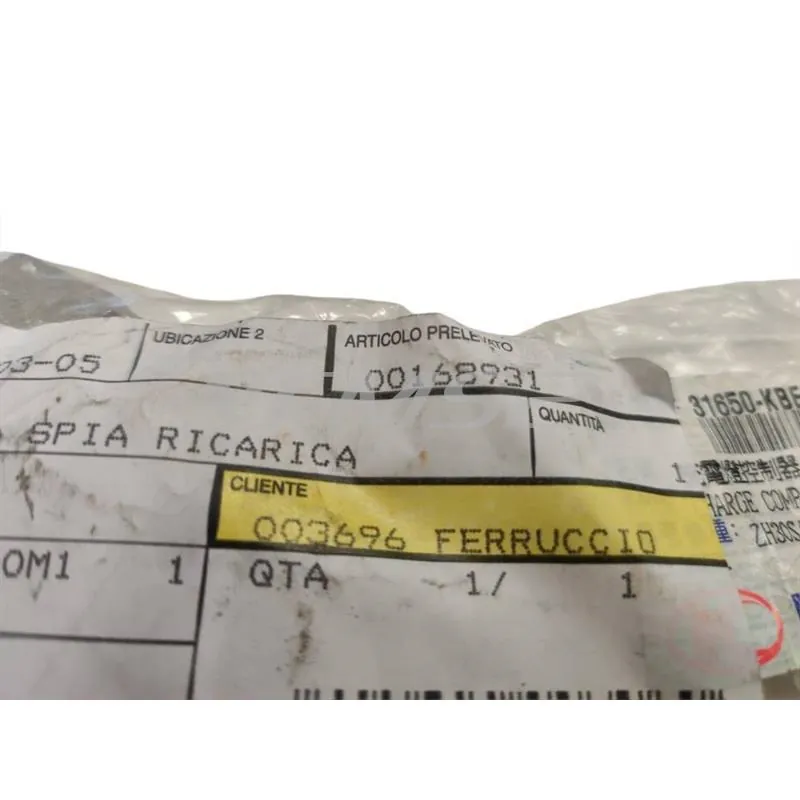 Centralina spia ricarica (Proma, Action, Moon Ghoose, Kymco, Padana Ricambi), ricambio 00168931