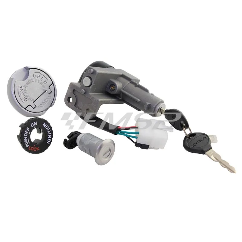 Kit serrature originali Kymco per Agility 50 4t ruota 10-12, ricambio 00177019