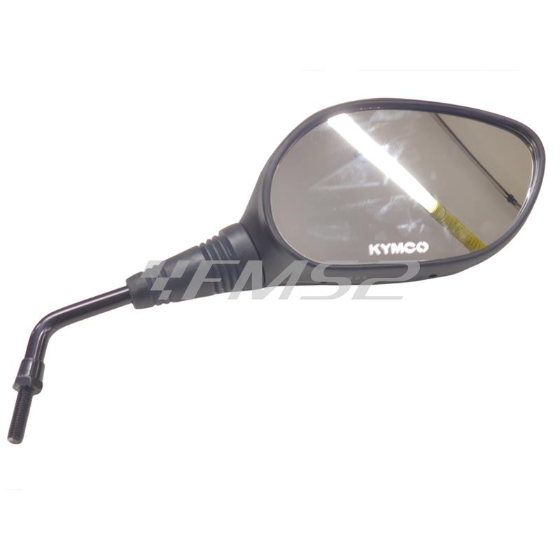 Specchietto retrovisore destro nero, ricambio 00188000