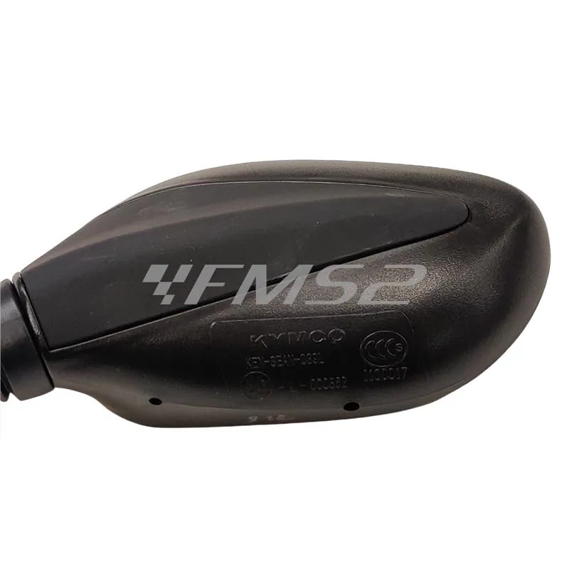 Specchietto retrovisore sinistro nero, ricambio 00188001