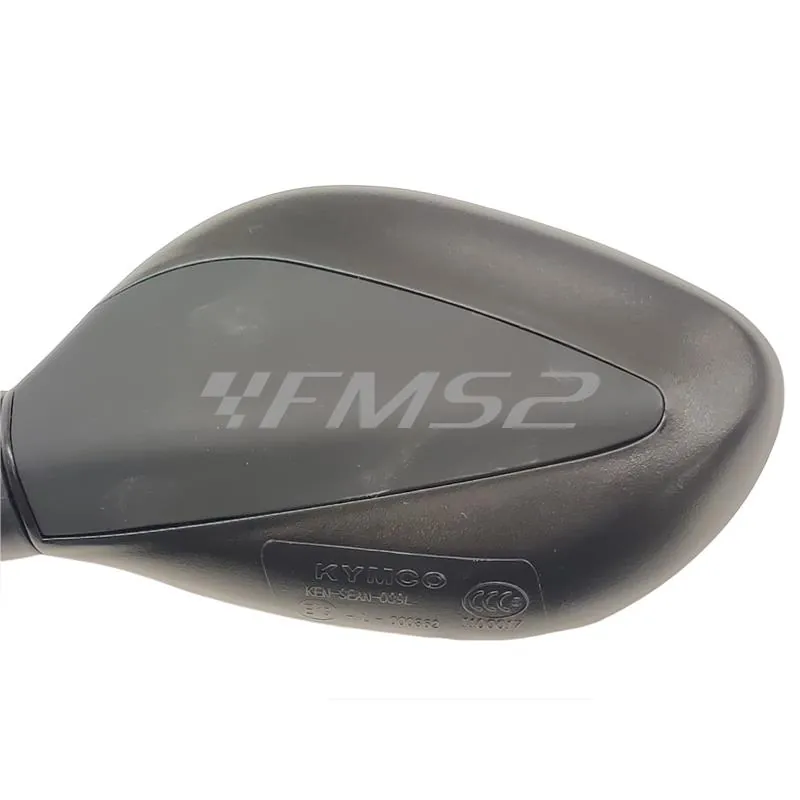 Specchietto retrovisore sinistro nero, ricambio 00188001