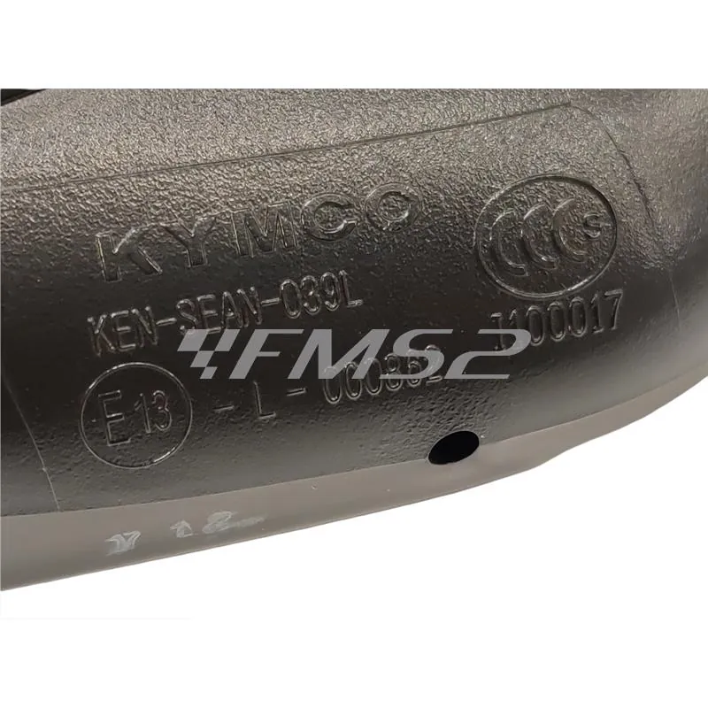 Specchietto retrovisore sinistro nero, ricambio 00188001