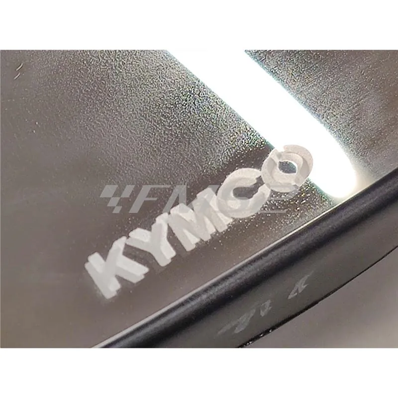 Specchietto retrovisore sinistro nero, ricambio 00188001