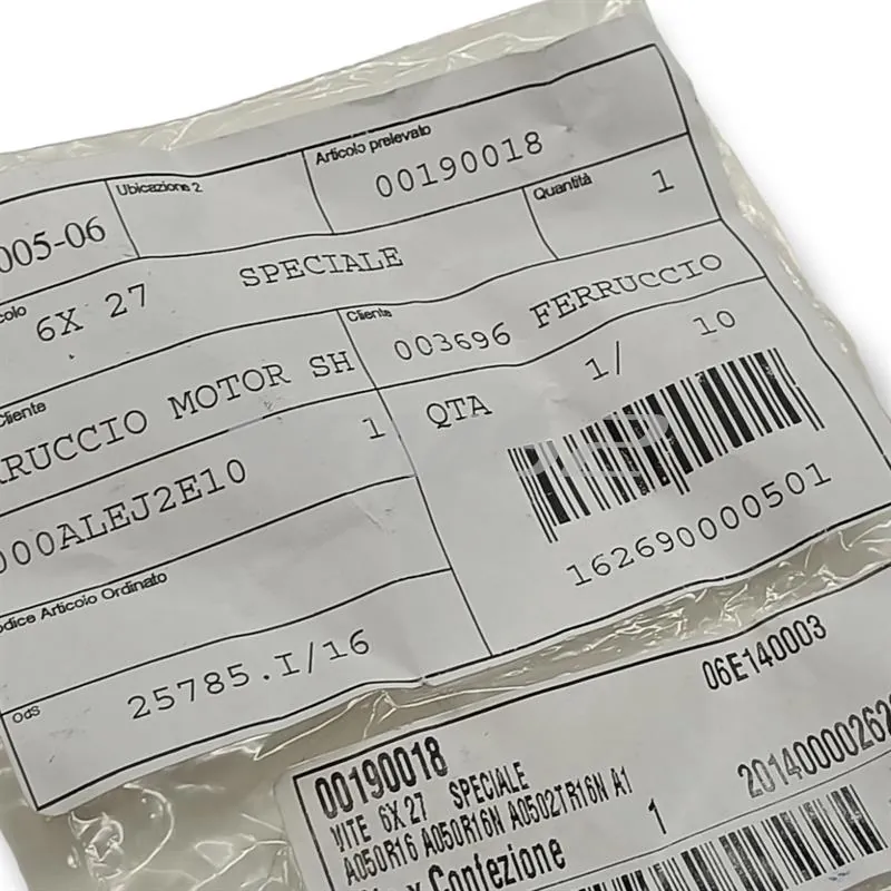 Vite  6x 27    speciale, ricambio 00190018