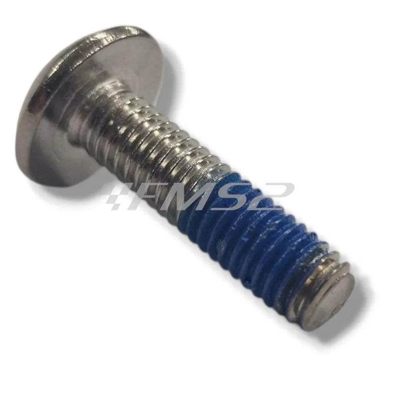 00190542 Vite bombata esagonale M6x22 mm Kymco con frena filetti per copri marmitta