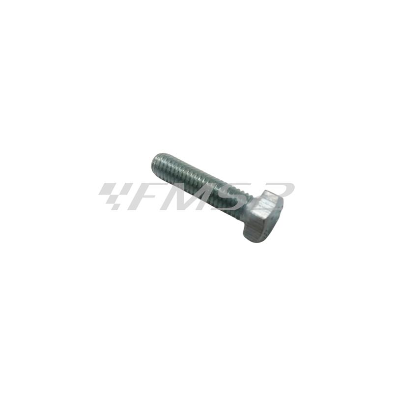 Vite con filetto completo e passo M6 x 25 mm originale Piaggio e applicazioni varie, ricambio 031092