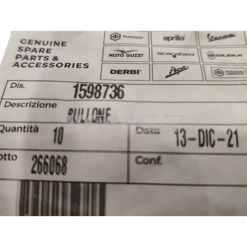 Bullone, ricambio 1598736