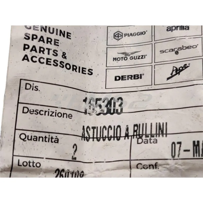 Astuccio a rullini (Piaggio Gilera), ricambio 165303