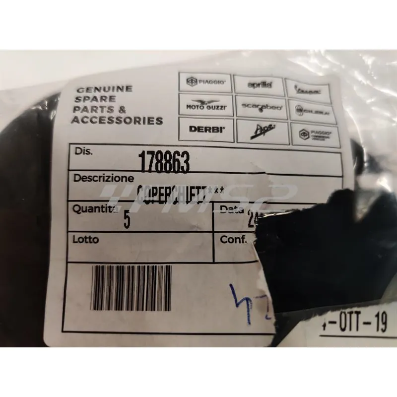 178863 Coperchietto manubrio (Piaggio Gilera)