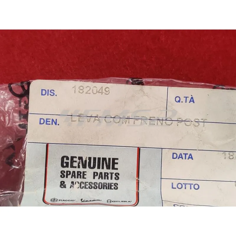182049 Leva con freno posteriore (Piaggio Gilera)