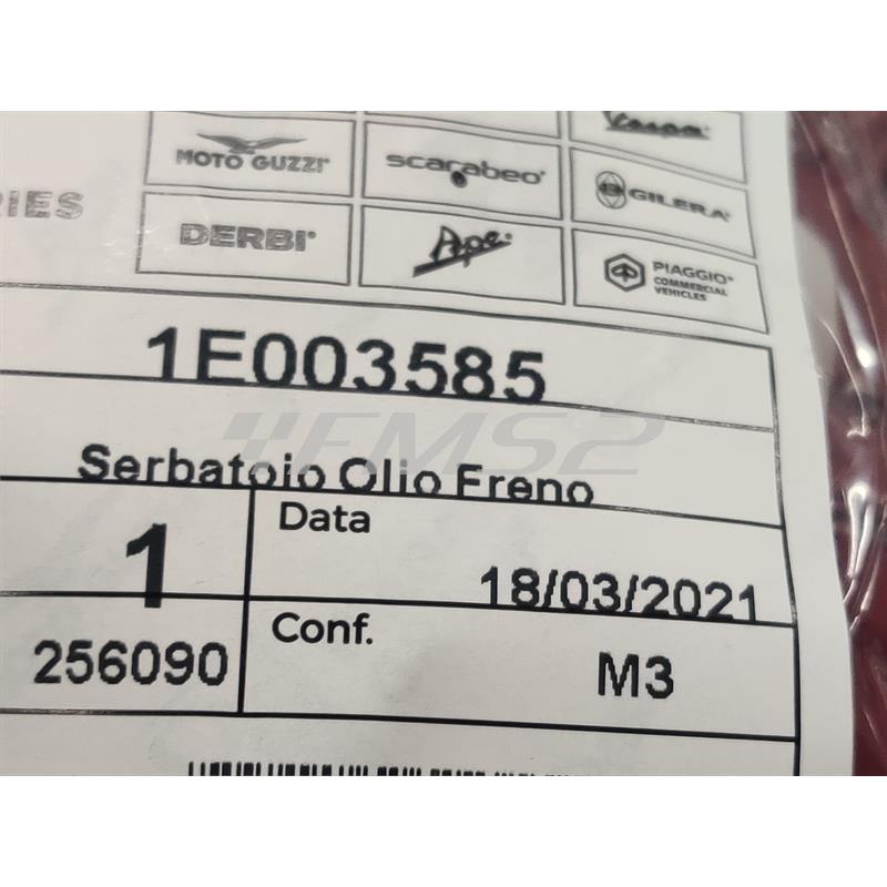 Serbatoio olio freno, ricambio 1E003585