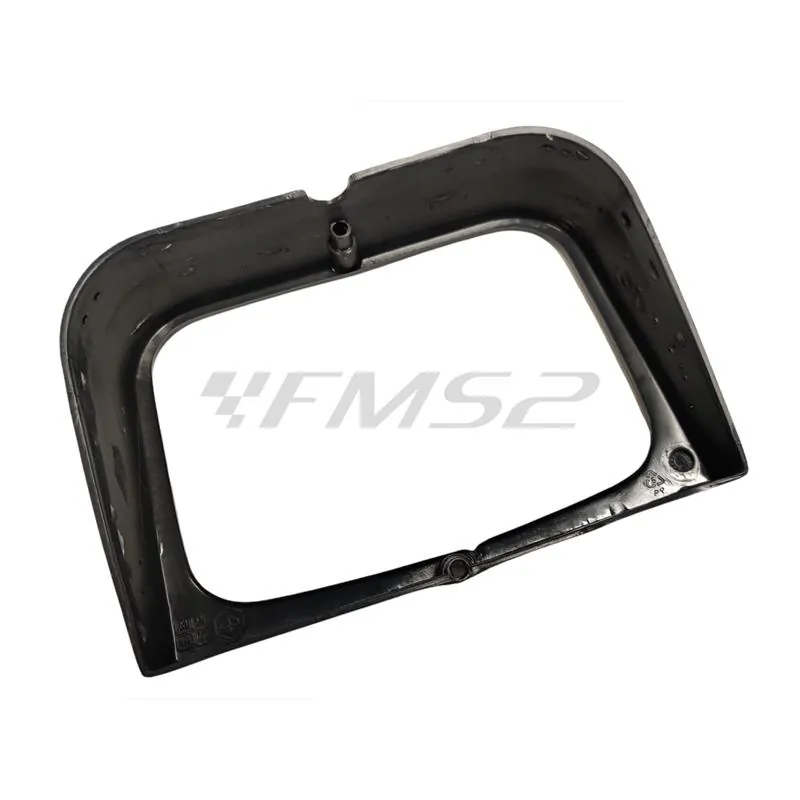 261364 Cornice proiettore fanale anteriore Ape 50 mono fanale in plastica di colore grigio (Piaggio Gilera)