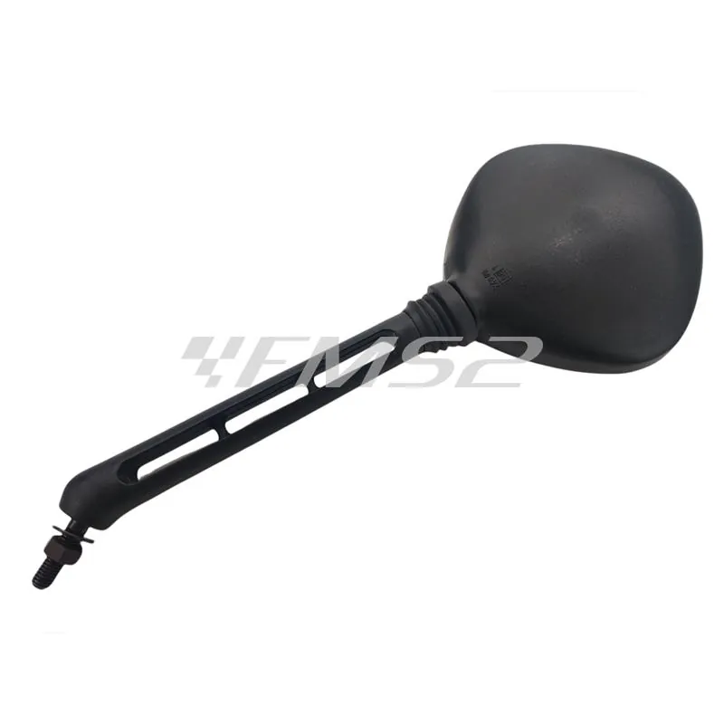 Specchietto retrovisore sinistro Orion tipo originale in plastica di colore nero per ciclomotori Piaggio SI modello FL2 con telaio SRM1T e SRV1T prodotti dal 1991 fino al 1997, ricambio 267616