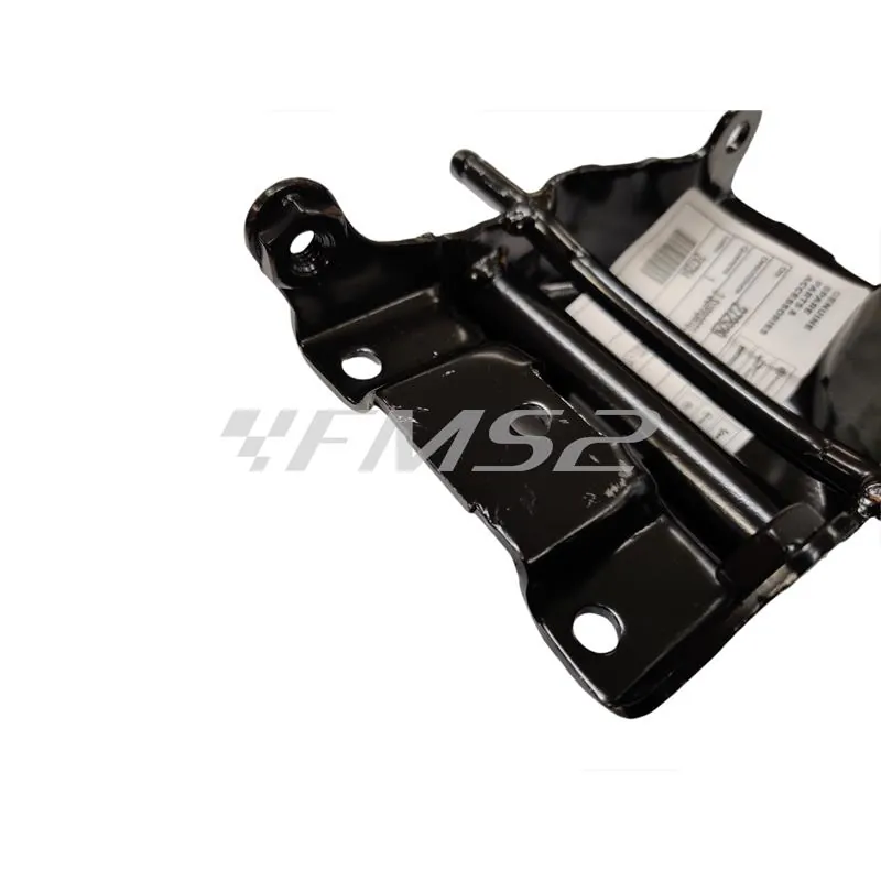 Supporto piastra attacco cavalletto centrale originale nella configurazione nuda per scooter con motore Piaggio aria e liquido a 2 tempi, ricambio 272929