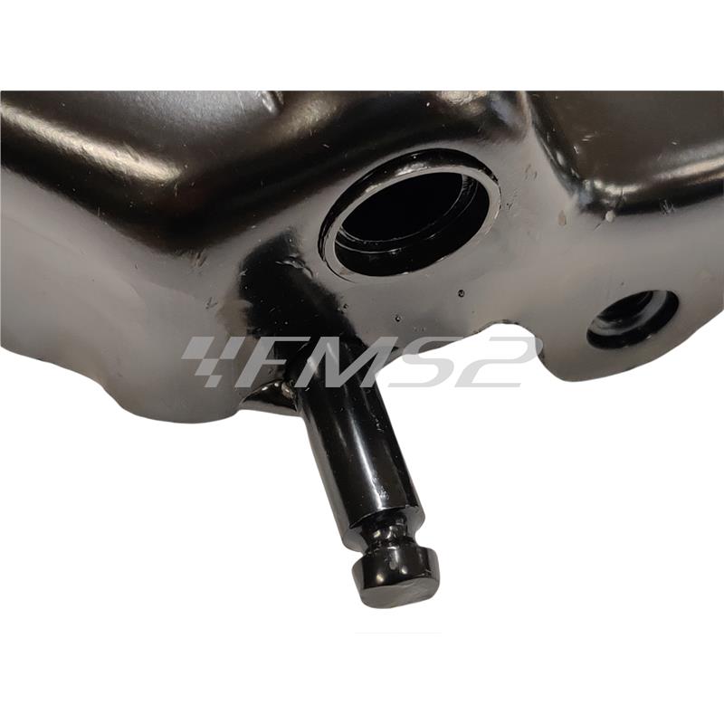 Supporto piastra attacco cavalletto centrale originale nella configurazione nuda per scooter con motore Piaggio aria e liquido a 2 tempi, ricambio 272929