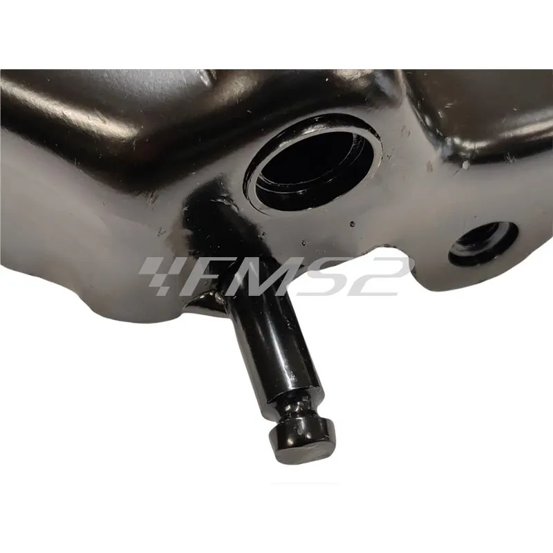 Supporto piastra attacco cavalletto centrale originale nella configurazione nuda per scooter con motore Piaggio aria e liquido a 2 tempi, ricambio 272929