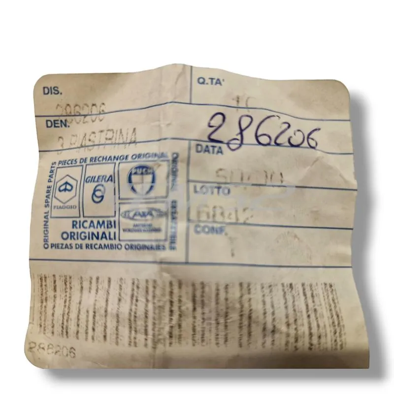 286206 Piastrina di arresto