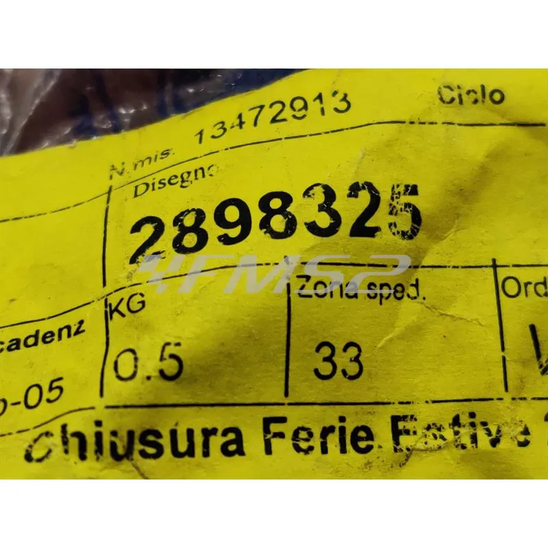 2898325 Albero puleggia condotta  (Piaggio Gilera)