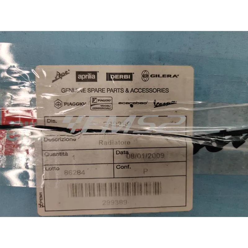 Radiatore (Piaggio Gilera), ricambio 299389