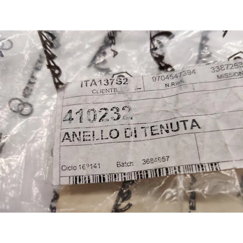 410232 Anello di tenuta per tappo filtro olio (Piaggio Gilera)
