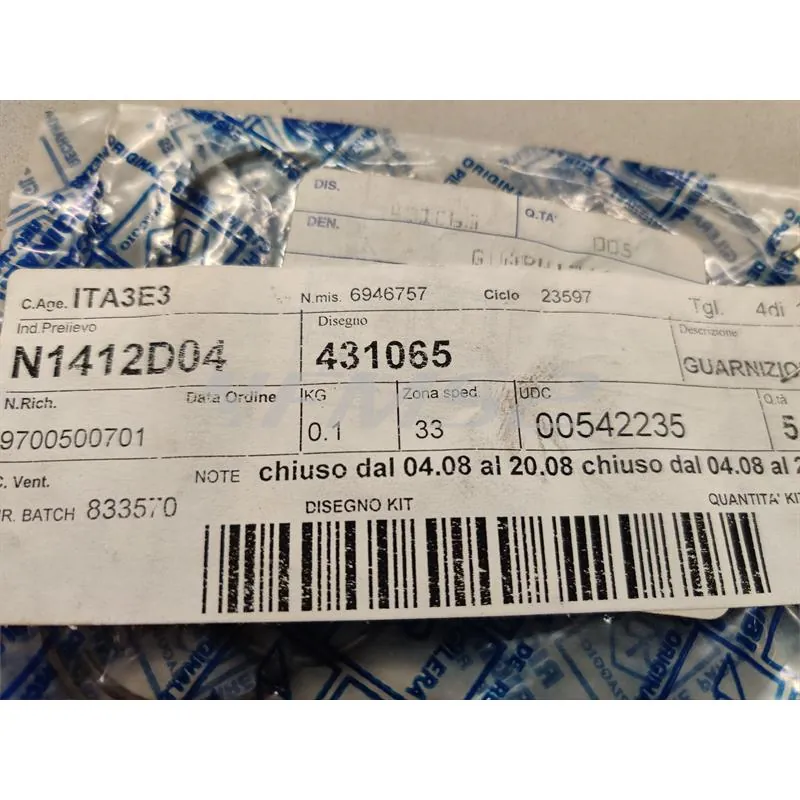 431065 Guarnizione sez.circolare  (Piaggio Gilera)