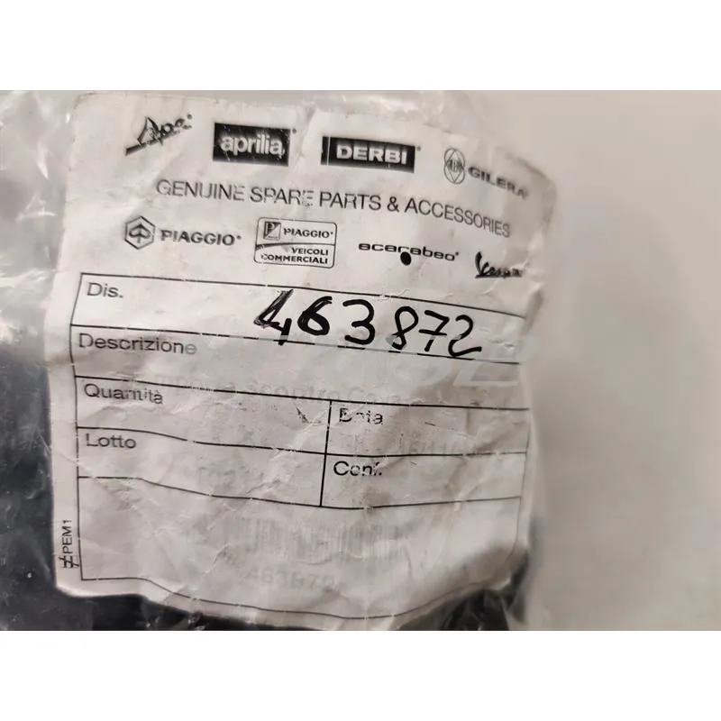 Tampone scontro cava (Piaggio Gilera), ricambio 463872