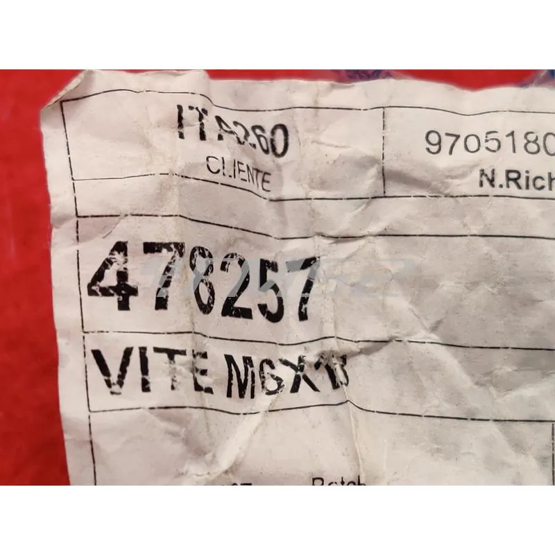 478257 Vite M6 x 18 (Piaggio Gilera)