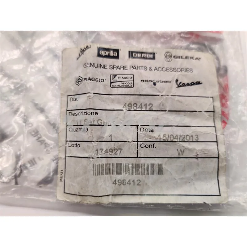 498412 Serie guarnizioni carburatore