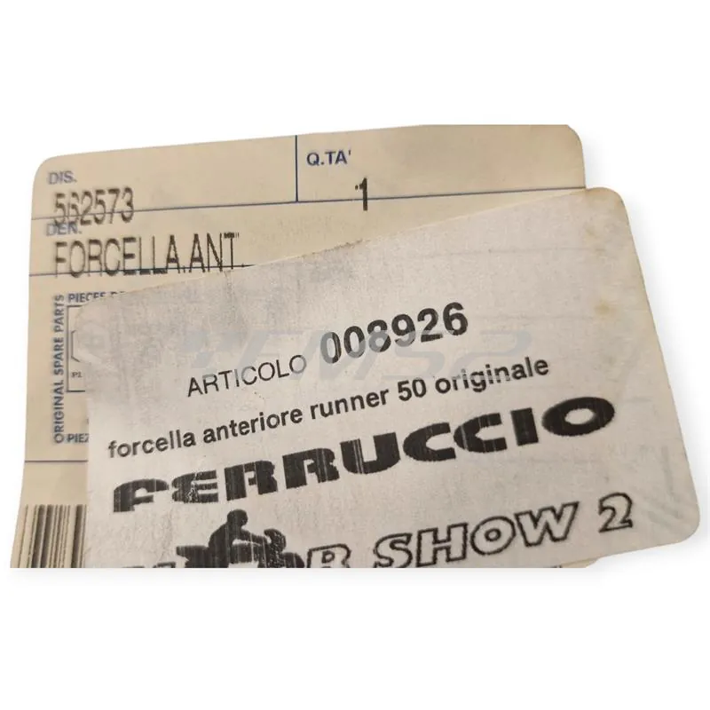 562573 Forcella anteriore completa originale Piaggio per Gilera Runner 50 (dal 1997) - Cod. 562573