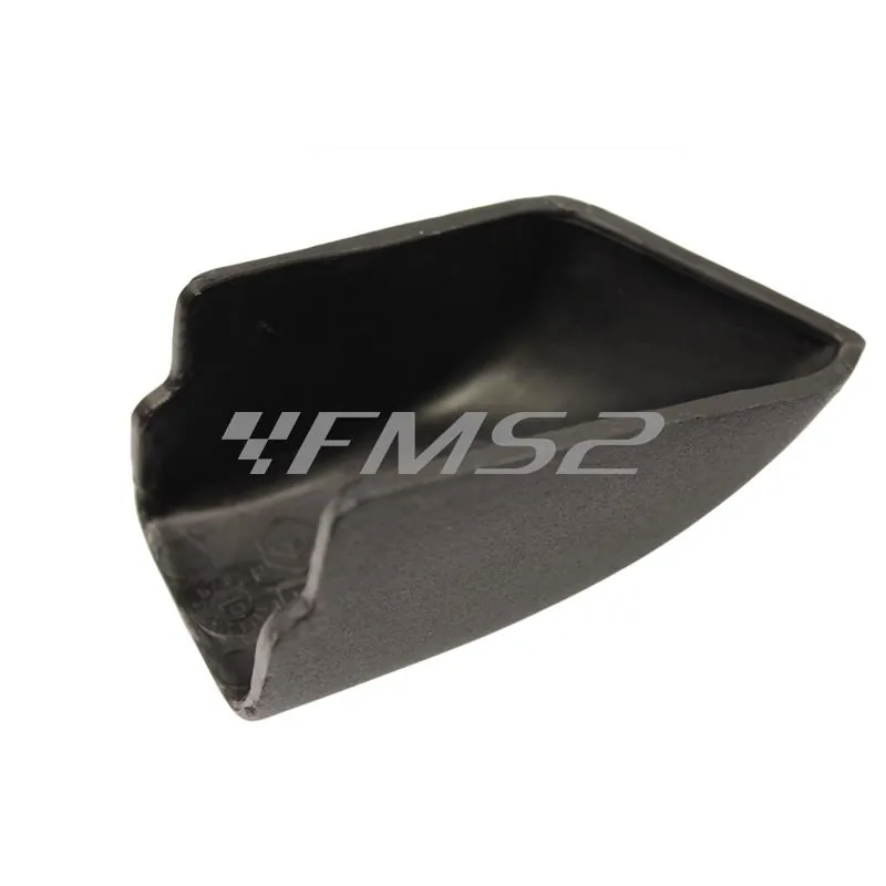 567179 Copricerniera sinistra in plastica nera per portiera Piaggio Ape 50