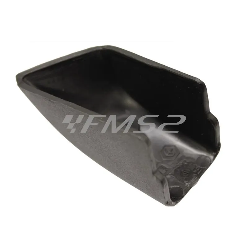 567185 Copricerniera destra in plastica nera per portiera Piaggio Ape 50