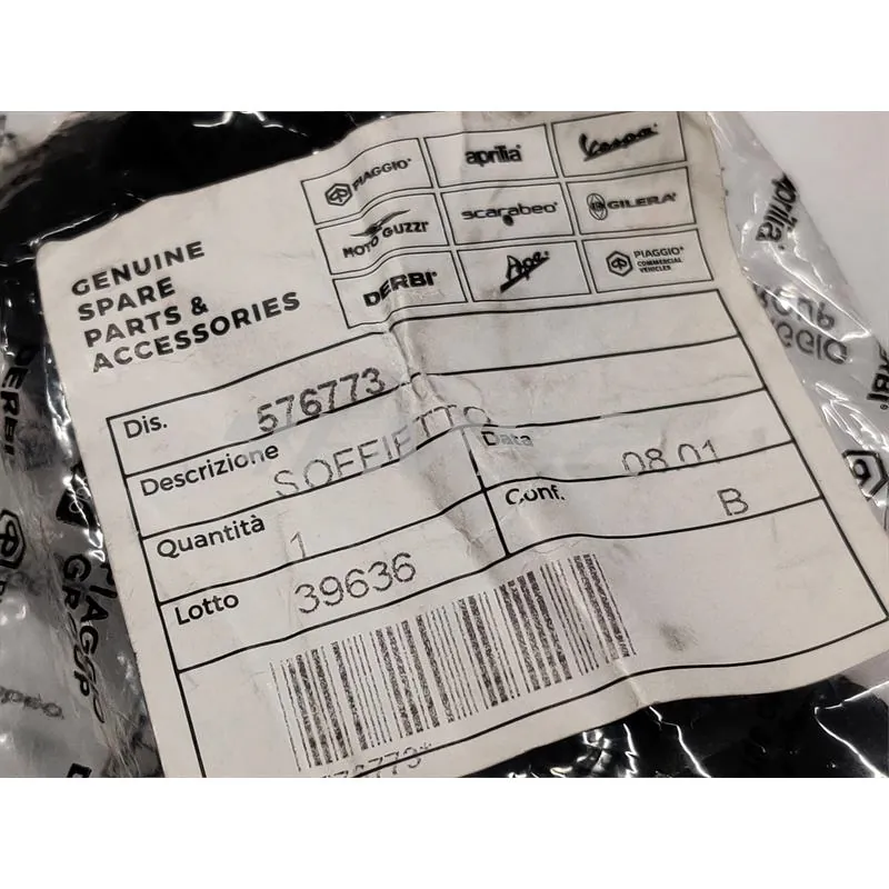 576773 Soffietto raccordo filtro aria (Piaggio Gilera)